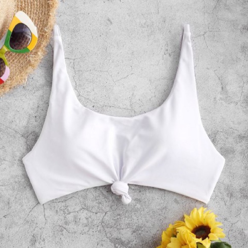White Bikini Top